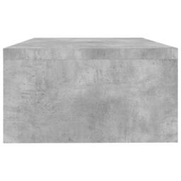 Berkfield Home Monitor Stand Concrete Grey 42x24x13 cm Engineered Wood - Size: 42 x 24 x 13 cm - thumbnail 5