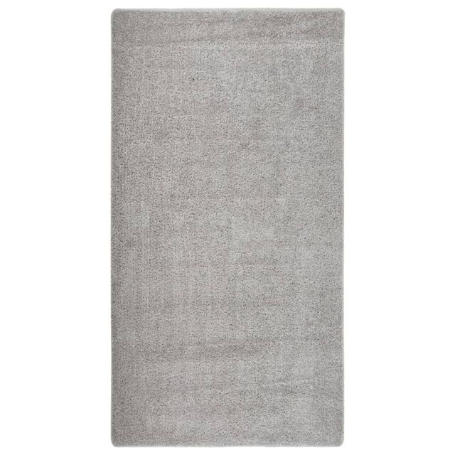 Berkfield Home Shaggy Rug Light Grey 80x150 cm Anti Slip - Size: 100 cm diameter - image 1