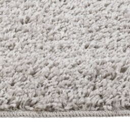 Berkfield Home Shaggy Rug Light Grey 80x150 cm Anti Slip - Size: 100 cm diameter - thumbnail 2