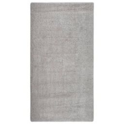 Berkfield Home Shaggy Rug Light Grey 80x150 cm Anti Slip - Size: 100 cm diameter - thumbnail 1