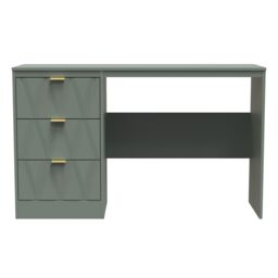Ready Assembled 2 U Washington 3 Drawer Desk (Ready Assembled) in Pale Green - thumbnail 1