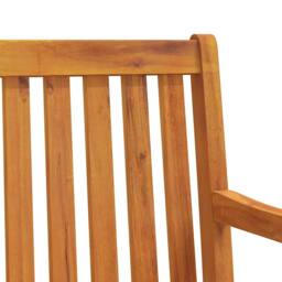 Berkfield Home Garden Swing Bench 110 cm Solid Acacia Wood in Brown - thumbnail 7