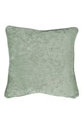 Curtina 'Textured Chenille' Textured Filled Cushion in Green - Size: 43 cm x 43 cm - thumbnail 1
