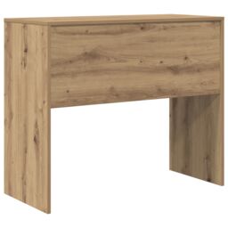 Berkfield Home Writing Desk Artisan oak Particle board Medium Durable in Brown - thumbnail 6