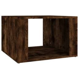 Berkfield Home Elegant Bedside Table Smoked Oak 57x55x36 cm Engineered Wood in Brown - Size: 57 x 55 x 36 cm - thumbnail 3