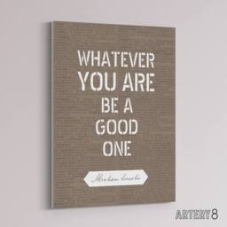 "Artery8 Dictionary Page Quote Abraham Lincoln Canvas Wall Art Print in Brown - Size: W18"" x H24""" - thumbnail 2