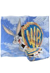 Warner Bros. Bugs Bunny Wb Vault Logo Silky Touch Super Soft Throw Blanket 152 X 127 cm in White - thumbnail 2