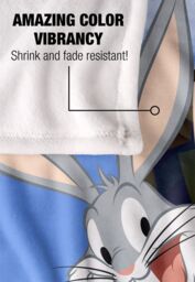 Warner Bros. Bugs Bunny Wb Vault Logo Silky Touch Super Soft Throw Blanket 152 X 127 cm in White - thumbnail 4