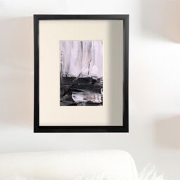 "Nicola Spring 8"" x 10"" 3D Deep Box Photo Frames - 4"" x 6"" Mount - Black - Pack of 2 in Ivory" - thumbnail 6