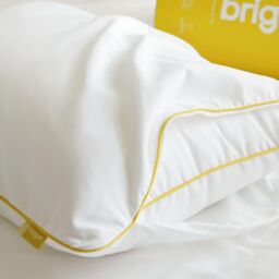 Brightr Sleep Copper Infused Hypoallergenic Pillow Protector in White - thumbnail 1