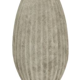 Wyld Haus Vale of Lilies Large Light Grey Aged Olpe Ceramic Vase - thumbnail 4