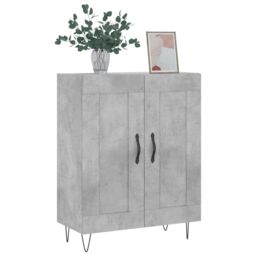 Berkfield Home Sideboard Concrete Grey 69.5x34x90 cm Engineered Wood - thumbnail 3