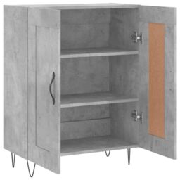 Berkfield Home Sideboard Concrete Grey 69.5x34x90 cm Engineered Wood - thumbnail 6