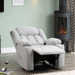 Artemis Home Redding Dual Motor Electric Lift Assist Recliner Chair with Massage & Heat in Light Grey - thumbnail 3