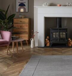 Esselle Esme Large Wool Rug in Silver - Size: 160 cm x 230 cm - thumbnail 5
