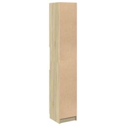 Berkfield Home Bathroom Cabinet Sonoma Oak 32x34x188.5 cm Engineered Wood in Light Oak - thumbnail 6