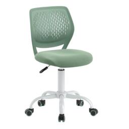 Costway Kids Desk Chair Ergonomic Adjustable Children Study Chair in Green - thumbnail 2