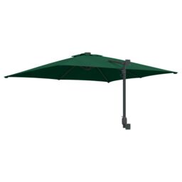 Berkfield Home Patio Umbrella Green Polyester 300 cm x 300 cm Collapsible - thumbnail 6