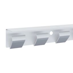 Berkfield Home Mounting Rail Silver 1 m Stainless Steel - thumbnail 6