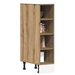 Berkfield Home Durable Bottom Cabinet Artisan Oak 20x44, 5x81, 5 cm Engineered Wood in Brown - thumbnail 1