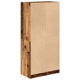 Berkfield Home Highboard with Doors Old Wood 68x37x142 cm Engineered Wood in Brown - Size: 68 x 37 x 142 cm - thumbnail 6