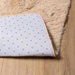Berkfield Home Shaggy Rug High Pile NAVARRA Beige 160x230 cm Polyester - Size: Medium - thumbnail 6