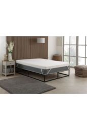 The Foam People Cool Max Memory Foam Mattress Topper 1 Inch Deep Pressure Relief in White - Size: Small Single