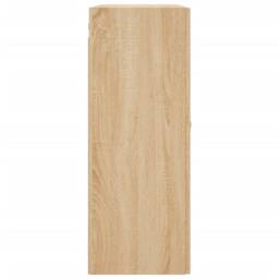 Berkfield Home Wall Mounted Cabinet Sonoma Oak 69.5x34x90 cm in Light Tan - thumbnail 8