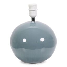 ValueLights Bosco Globe Ceramic Table Lamp Base in Teal