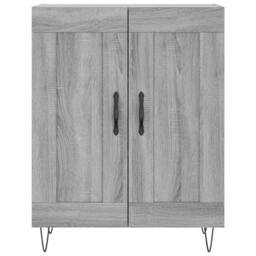 Berkfield Home Highboard Grey Sonoma 69.5x34x180 cm Engineered Wood - thumbnail 8