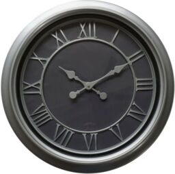 Love Lace Bloomsbury Wall Clock in Silver - thumbnail 1