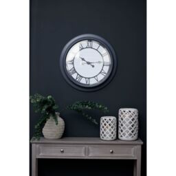 Love Lace Bloomsbury Wall Clock in Silver - thumbnail 3