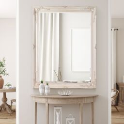 MirrorOutlet Buxton Ivory Large Leaner Mirror 140 x 109 CM in Beige - Size: 1 Pack - thumbnail 2