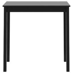 Berkfield Home Bar Table MDF Black 115x55x107 cm - Size: 115 x 55 x 107 cm - thumbnail 3