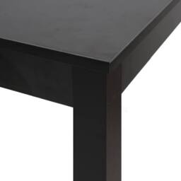 Berkfield Home Bar Table MDF Black 115x55x107 cm - Size: 115 x 55 x 107 cm - thumbnail 5