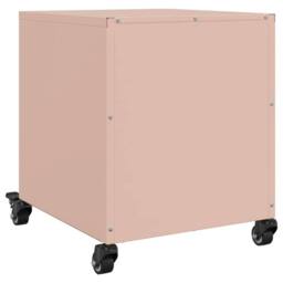Berkfield Home Stylish Bedside Cabinets 2 pcs Pink 36x39x43.5 cm Steel - thumbnail 8