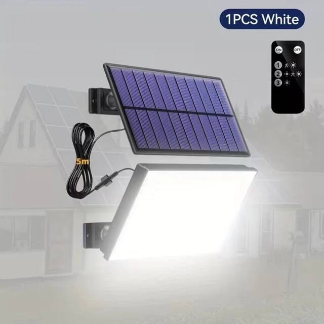 Havendro Solar Lights Outdoor Remote Security Lights Motion Sensor Spotlight in Black - image 1