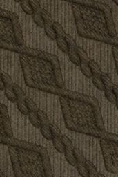 JVL Knit Rubber Backed Indoor Doormat 40x60cm Brown - Size: 40 cm x 60 cm - thumbnail 3