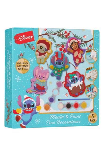 Disney Paint Your Own Christmas Decorations Set in Blue - image 1