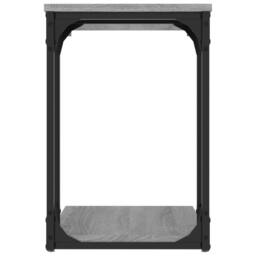 Berkfield Home Side Table Grey Sonoma 50x35x52 cm Engineered Wood - Size: 50 x 35 x 52 cm - thumbnail 6