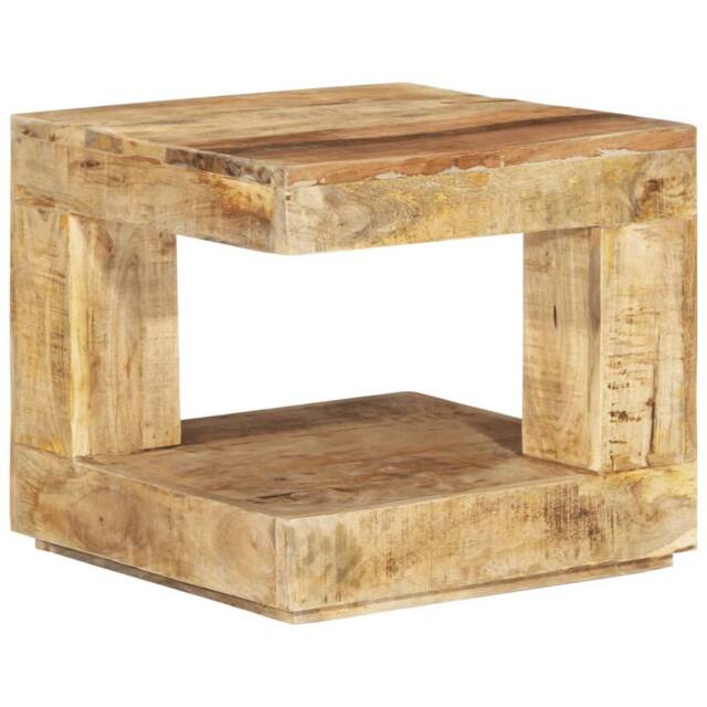 Berkfield Home Coffee Table 45x45x40 cm Solid Wood Mango - Size: 45 x 45 x 40 cm - image 1