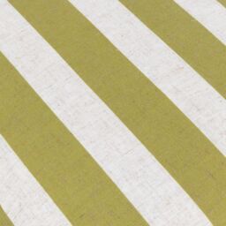 Furn Linen Stripe Printed Ruffle Cushion in Olive - Size: 50 cm x 50 cm - thumbnail 6