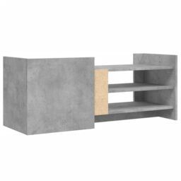 Berkfield Home TV Cabinet Concrete Grey 100x35x40 cm Engineered Wood - Size: 100 x 35 x 40 cm - thumbnail 6
