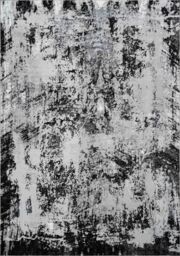 Desire Rugs Serenity Modern Abstract Acrylic Area Rug - Contemporary Style for Living Room, Bedroom or Hallway in Black - Size: 80 cm x 150 cm - thumbnail 2