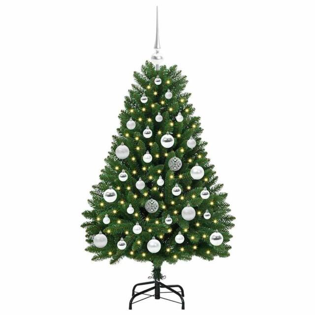 Berkfield Home Elegant Artificial Christmas Tree with Stand Green 120 cm PVC and - image 1