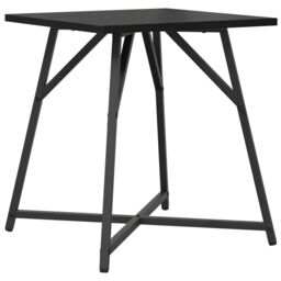Berkfield Home Side Table Set of 2 - Black Oak Engineered Wood & Metal - thumbnail 5