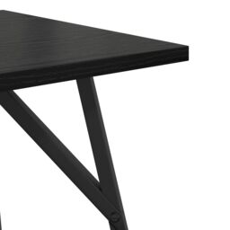 Berkfield Home Side Table Set of 2 - Black Oak Engineered Wood & Metal - thumbnail 6