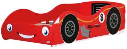Kidsaw Racing Car Junior Toddler Bed in Red - thumbnail 3