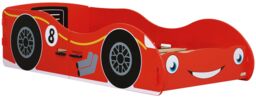 Kidsaw Racing Car Junior Toddler Bed in Red - thumbnail 1