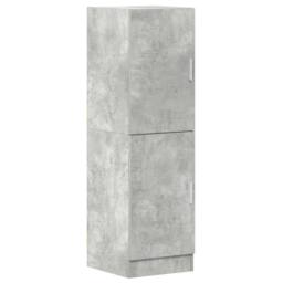 Berkfield Home Kitchen Cabinet Concrete Grey 38x41.5x131.5 cm Engineered Wood